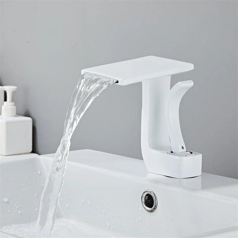 Basin Tap Deck Mounted Bathroom Tap Crane Waterfall Tap -Bathlova