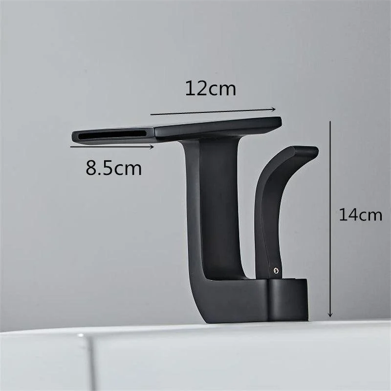 Basin Tap Deck Mounted Bathroom Tap Crane Waterfall Tap -Bathlova