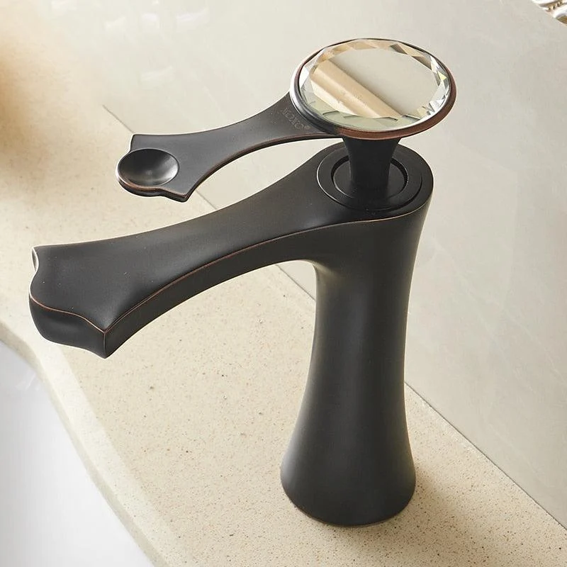 Basin Tap Deck Mounted Mixer Tap Single Hole Bathroom Sink Tap -Bathlova