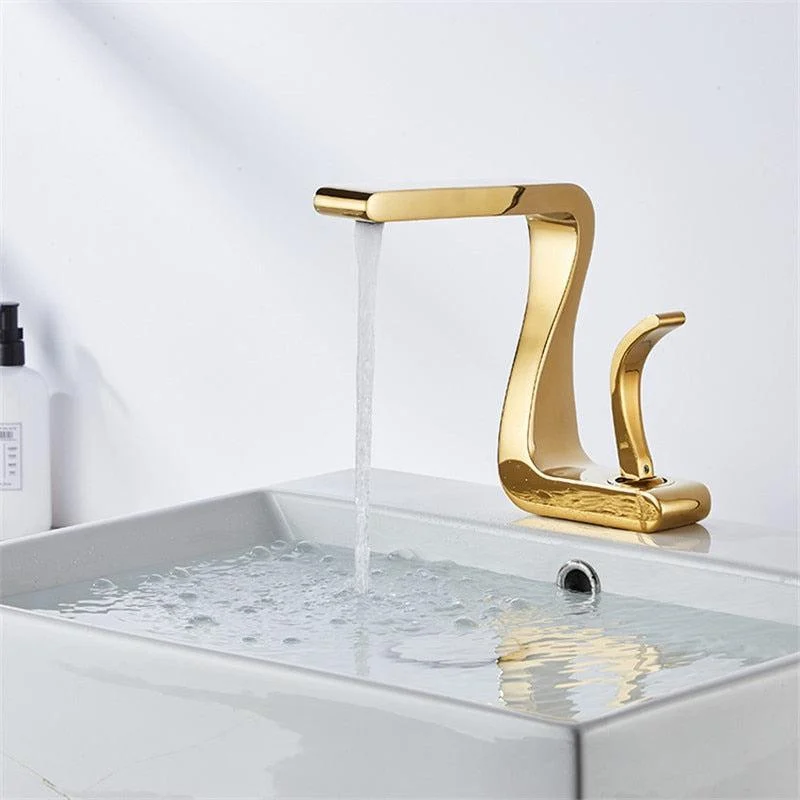 Basin Tap Gold Bathroom Tap Mixer Tap Brass Wash Basin Tap -Bathlova