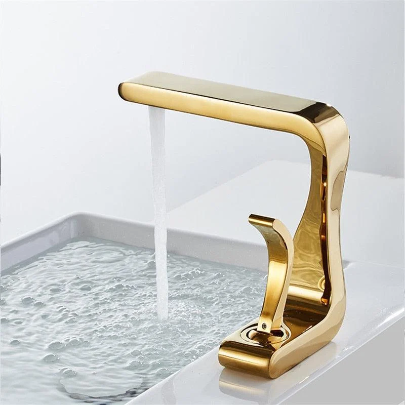 Basin Tap Gold Bathroom Tap Mixer Tap Brass Wash Basin Tap -Bathlova