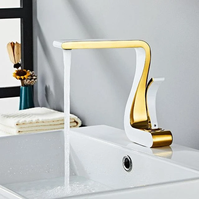 Basin Tap Gold Bathroom Tap Mixer Tap Wash Basin Tap -Bathlova