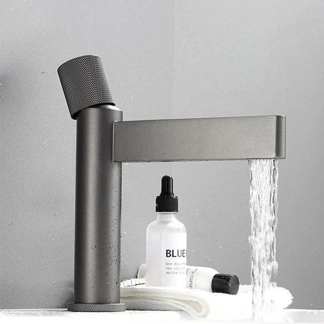 Basin Tap Gray Hot Cold Mixer Sink Tap For Bathroom Basin Taps -Bathlova