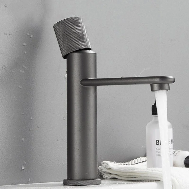 Basin Tap Gray Hot Cold Mixer Sink Tap For Bathroom Basin Taps -Bathlova