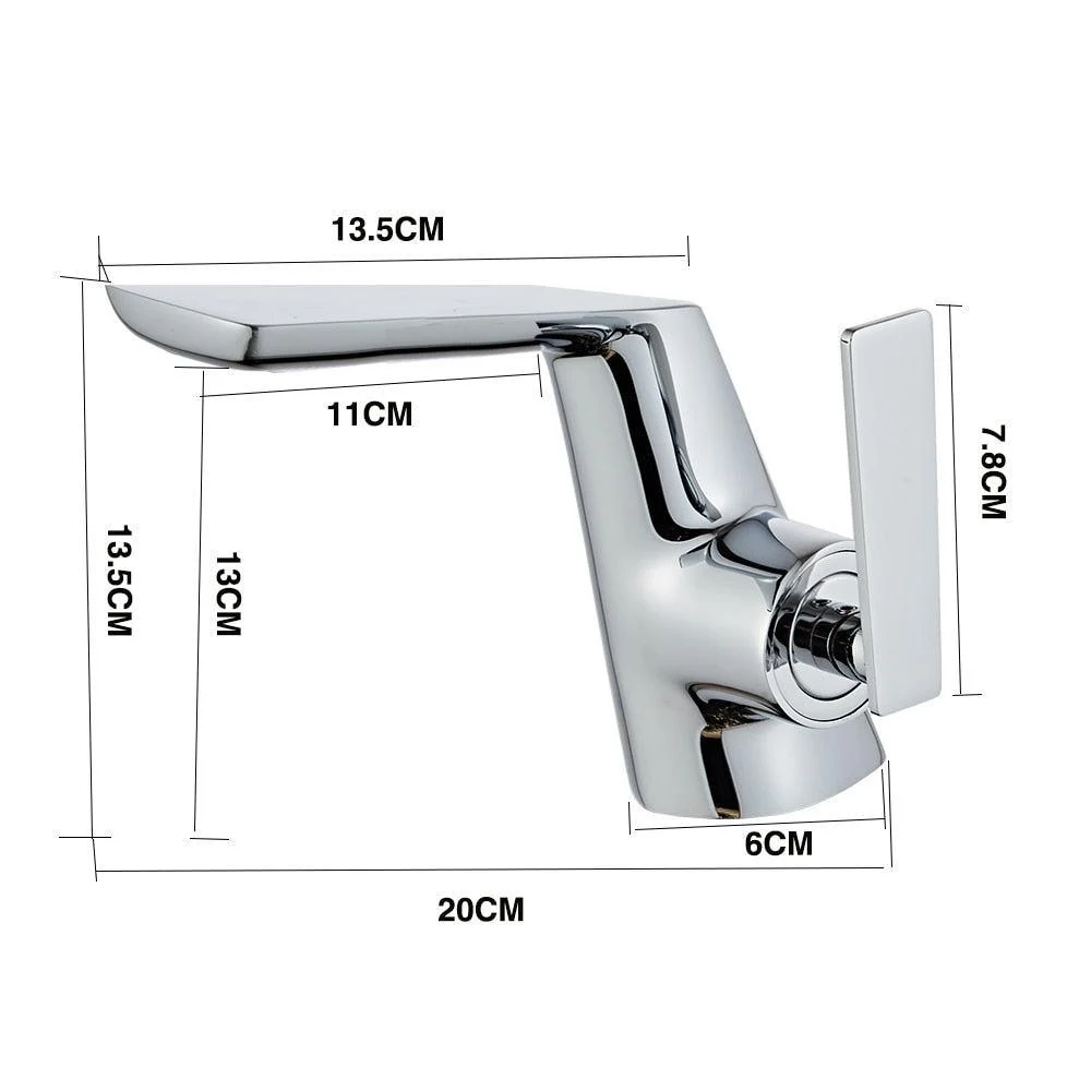 Basin Tap Hot And Cold Single Handle Tap Basin Sink Bathroom Tap -Bathlova