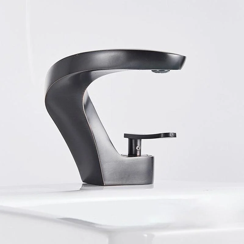 Basin Tap Modern Bathroom Mixer Tap Brass Deck Mount Tap -Bathlova