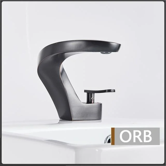 Basin Tap Modern Bathroom Mixer Tap Brass Deck Mount Tap -Bathlova