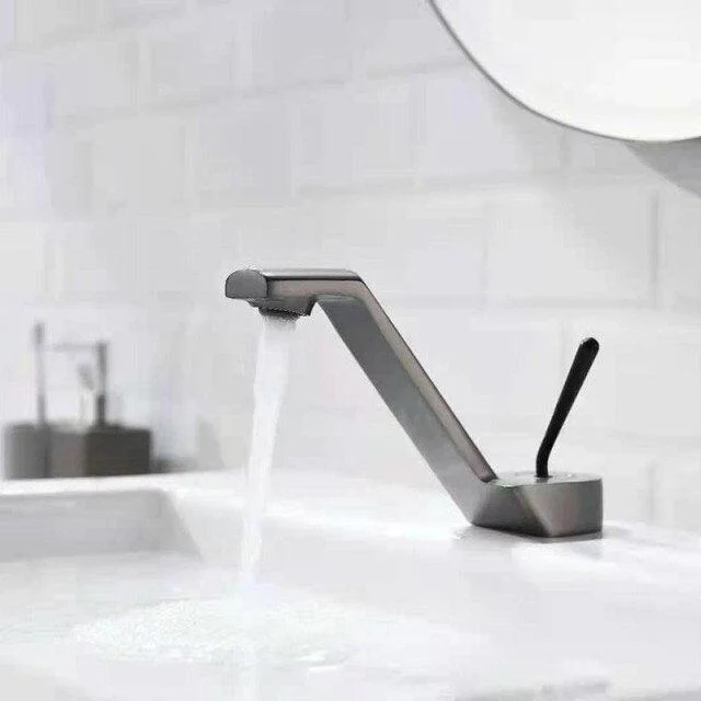 Basin Tap Modern Bathroom Tap Mixer Tap Black Wash Basin Tap -Bathlova