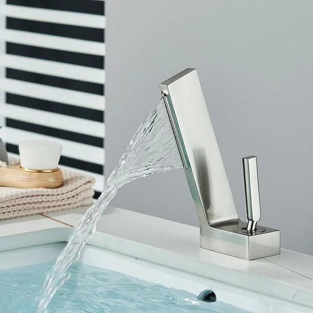 Basin Tap Modern Washbasin Mixer Tap Single Hole Crane Bath Tap -Bathlova