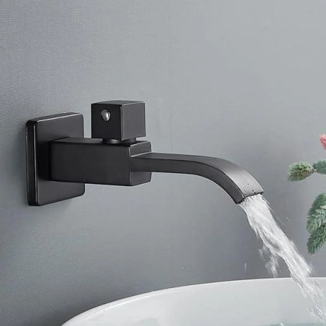 Basin Tap Wall Mounted Concealed Bathroom Tap Single Handle Tap -Bathlova