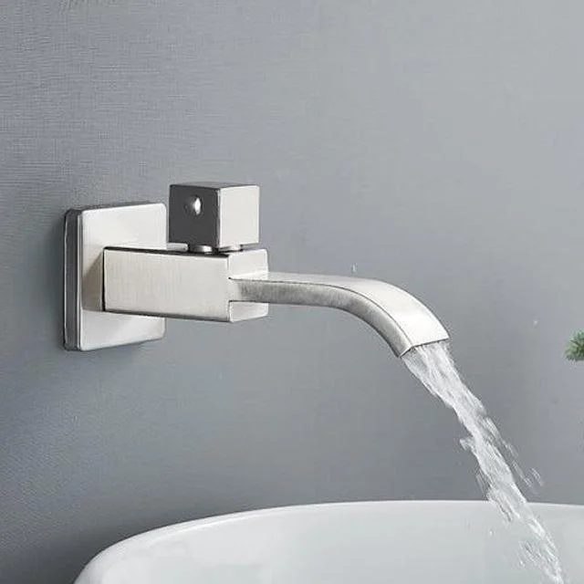 Basin Tap Wall Mounted Concealed Bathroom Tap Single Handle Tap -Bathlova