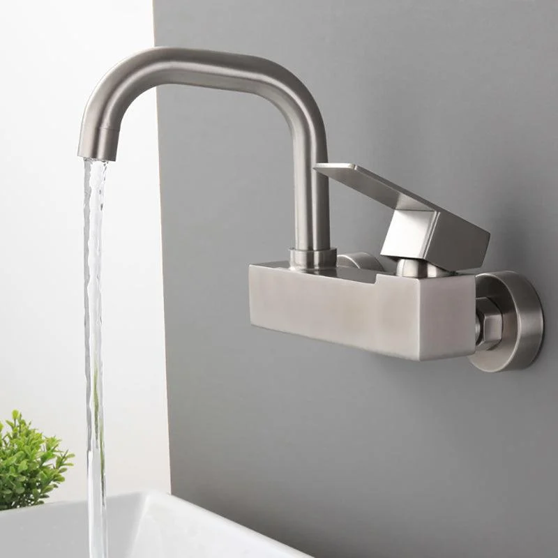 Basin Tap Wall-mounted Sink Tap Bathroom Single Tap Swivel Tap -Bathlova