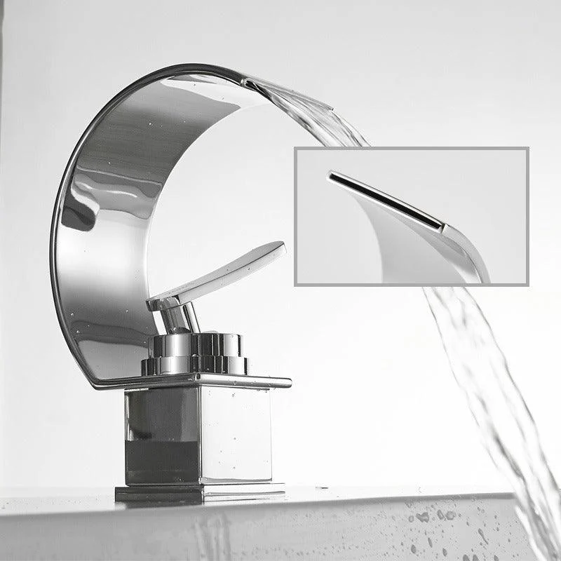 Basin Tap Waterfall Bathroom Tap Single handle Basin Mixer Tap -Bathlova