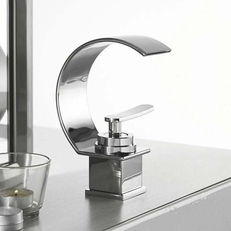 Basin Tap Waterfall Bathroom Tap Single handle Basin Mixer Tap -Bathlova