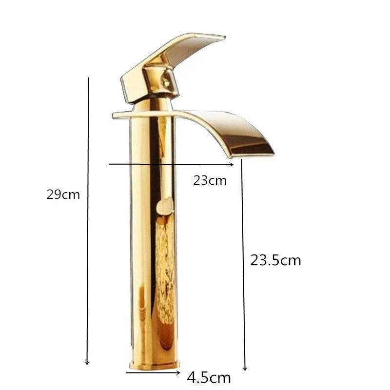 Basin Tap Waterfall Tap Brass Bathroom Basin Tap Mixer Tap -Bathlova