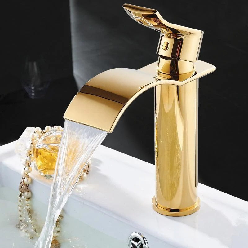 Basin Tap Waterfall Tap Brass Bathroom Basin Tap Mixer Tap -Bathlova