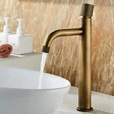 Basin Taps Antique Bronze Bathroom Sink Tap Deck Mounted Tap -Bathlova