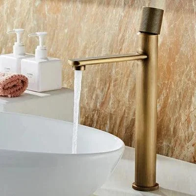 Basin Taps Antique Bronze Bathroom Sink Tap Deck Mounted Tap -Bathlova