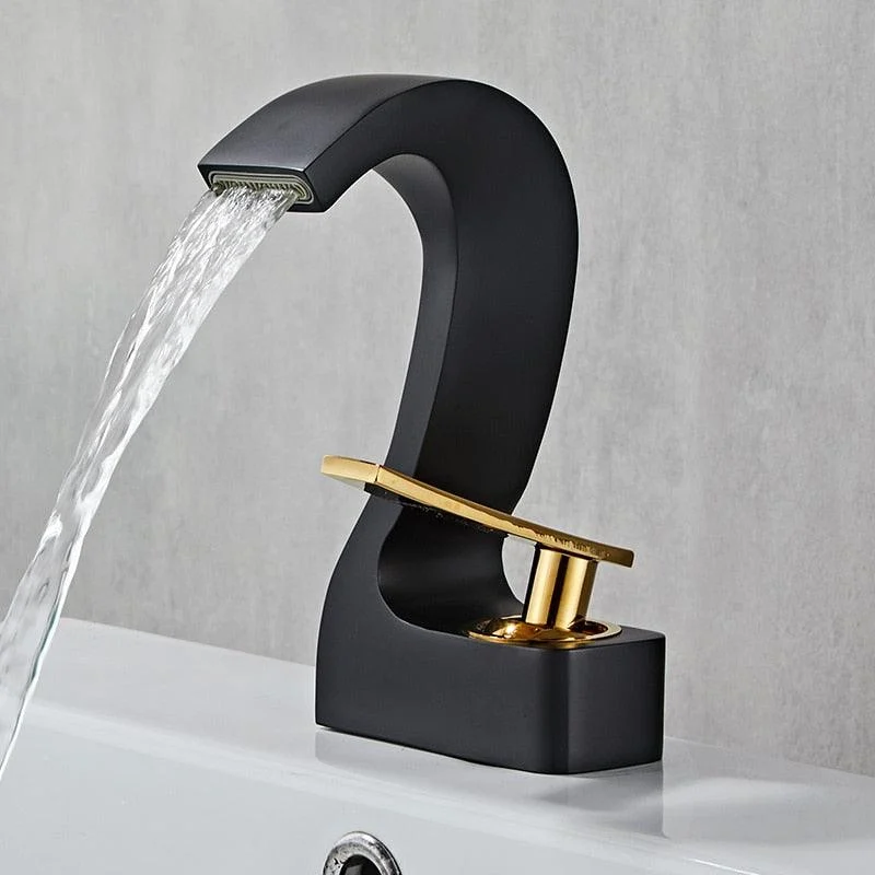 Basin Taps Bathroom Taps Single Lever Brass Water Mixer Tap -Bathlova