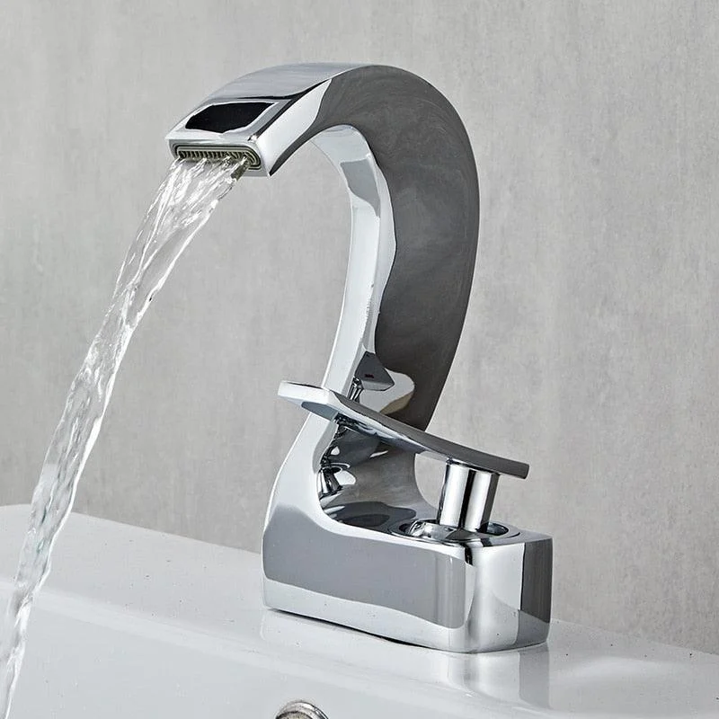 Basin Taps Bathroom Taps Single Lever Brass Water Mixer Tap -Bathlova