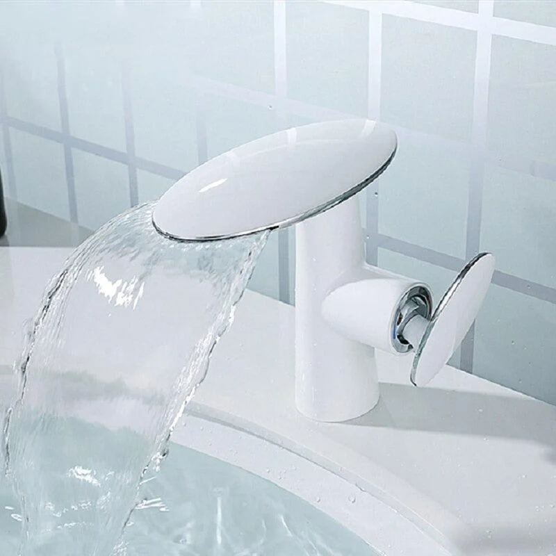 Basin Taps Waterfall Bathroom Tap Cold and Hot Water Mixer Tap -Bathlova