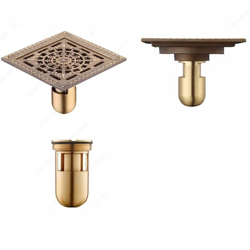 Bath Drains Strainer Hair Bathroom Floor Drain Waste Grate Drain -Bathlova