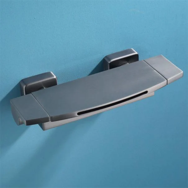 Bath Tap Trim Solid Color Wall Mounted Waterfall Bathroom Tap -Bathlova