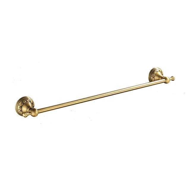 Bathroom Accessories Set Brass Antique Bathroom Shelves Towel Bar -Bathlova