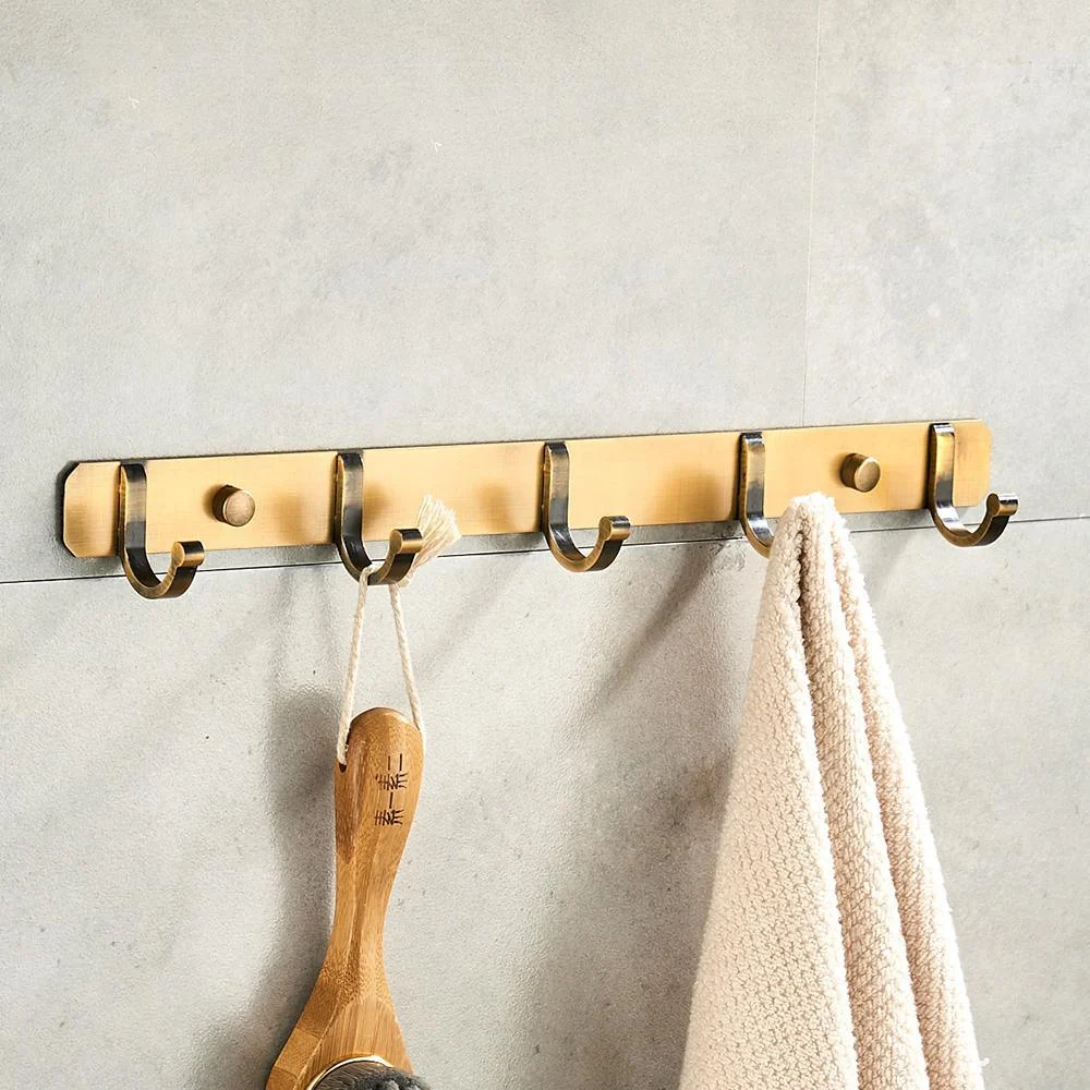 Bathroom Accessories Set Brass Antique Bathroom Shelves Towel Bar -Bathlova