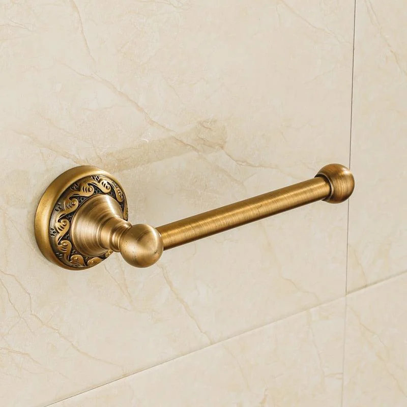 Bathroom Accessories Set Brass Wall Mounted Toilet Paper Holder -Bathlova