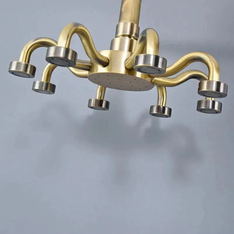 Bathroom Accessory Antique Bronze Water Saving Top Rain Shower Head -Bathlova