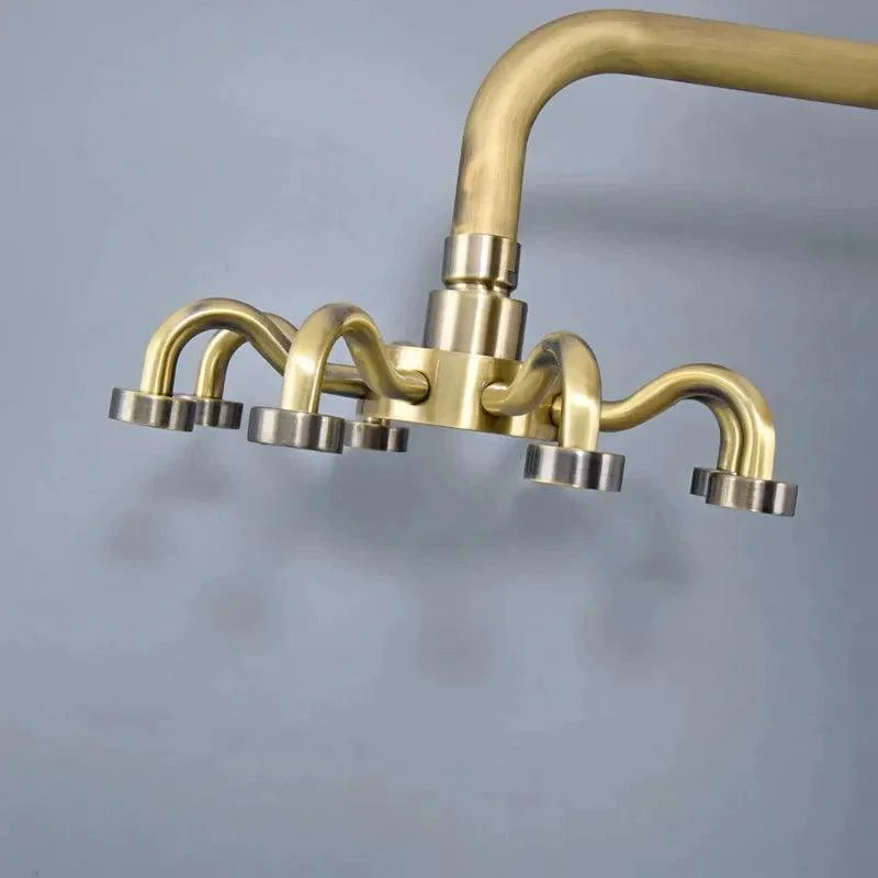 Bathroom Accessory Antique Bronze Water Saving Top Rain Shower Head -Bathlova