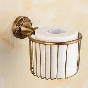 Bathroom Accessory Robe hook Paper Holder Towel Bar Towel Ring -Bathlova