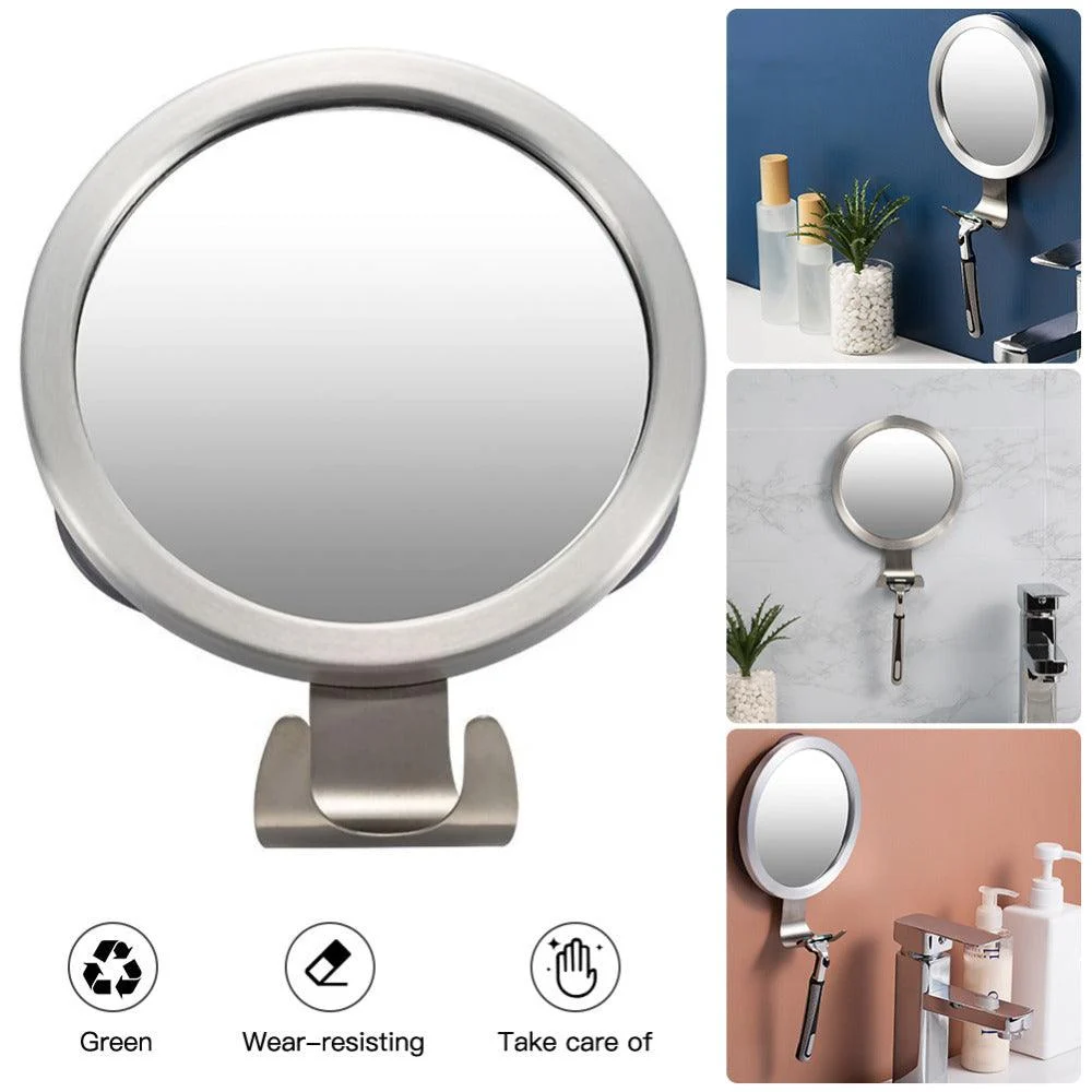 Bathroom Anti-fog Mirror Powerful Suction Cup Bath Shower Mirrors -Bathlova