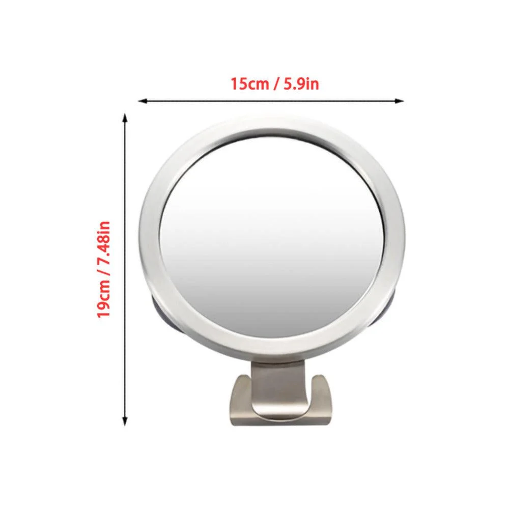 Bathroom Anti-fog Mirror Powerful Suction Cup Bath Shower Mirrors -Bathlova