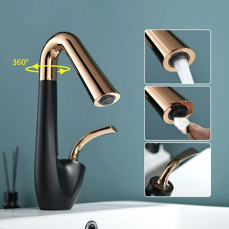 Bathroom Basin Brass Sink Mixer Tap Single Handle Deck Mount Tap -Bathlova