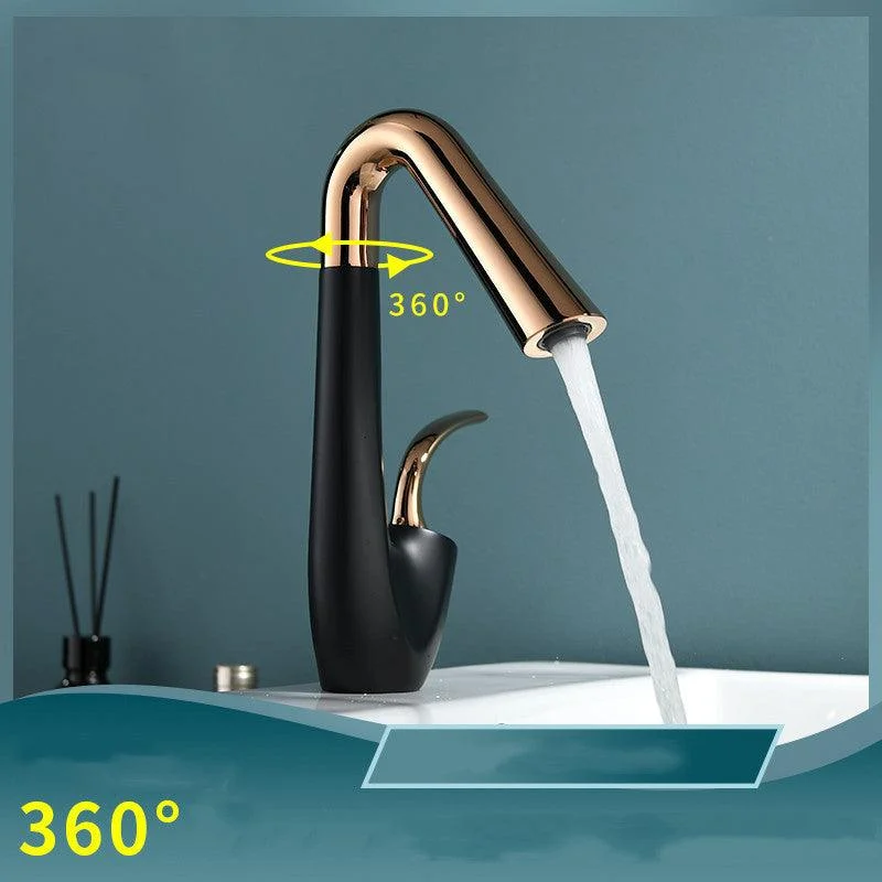 Bathroom Basin Brass Sink Mixer Tap Single Handle Deck Mount Tap -Bathlova