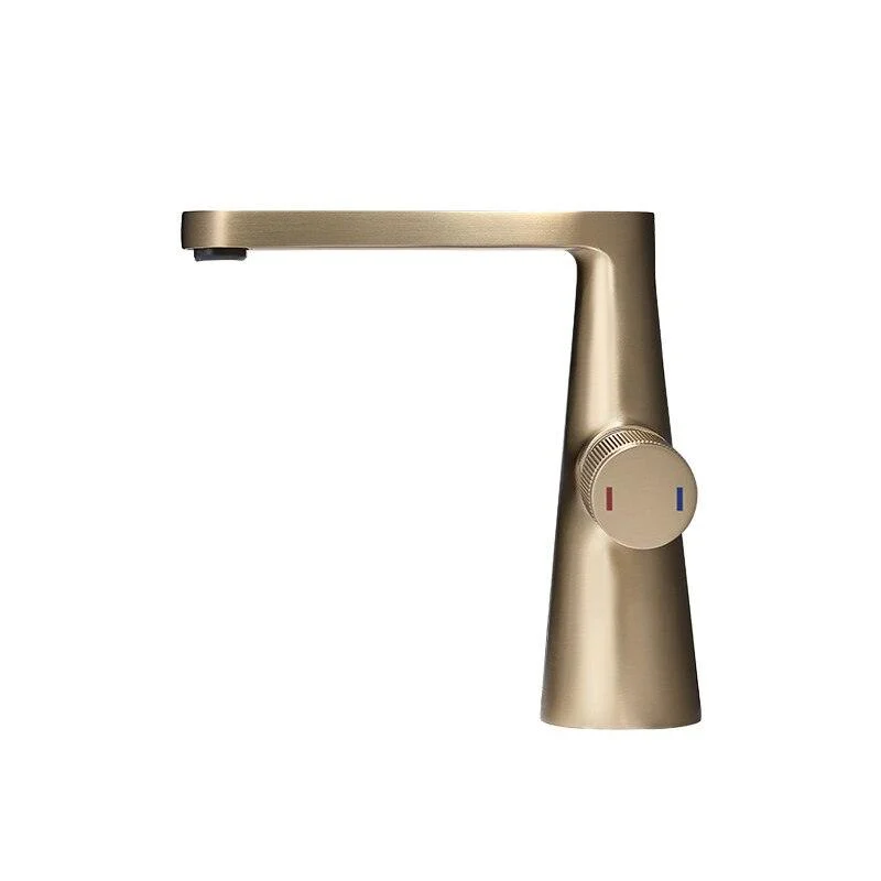 Bathroom Basin Brass Sink Mixer Tap Single Handle Deck Mounted Tap -Bathlova