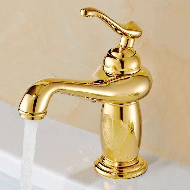 Bathroom Basin Tap Finish Brass Mixer Tap With Ceramic -Bathlova