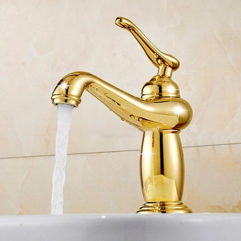 Bathroom Basin Tap Finish Brass Mixer Tap With Ceramic -Bathlova