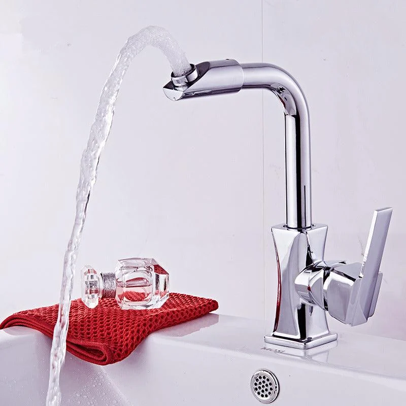 Bathroom Basin Tap Sink tap Swivel Spout Vanity Sink Tap Mixer -Bathlova