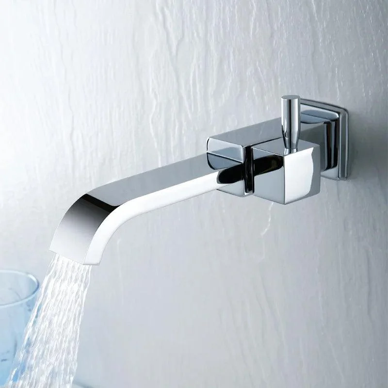 Bathroom Basin Tap Wall Mounted Tap Bathtub Waterfall Spout -Bathlova