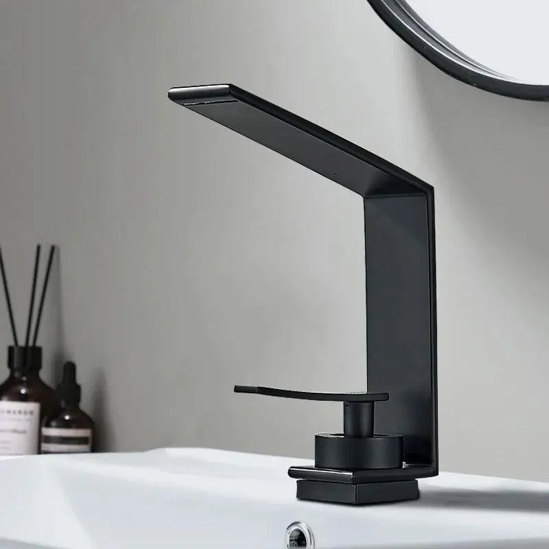 Bathroom Basin Taps Cold Hot Mixer Crane Tap Waterfall Outlet Tap -Bathlova