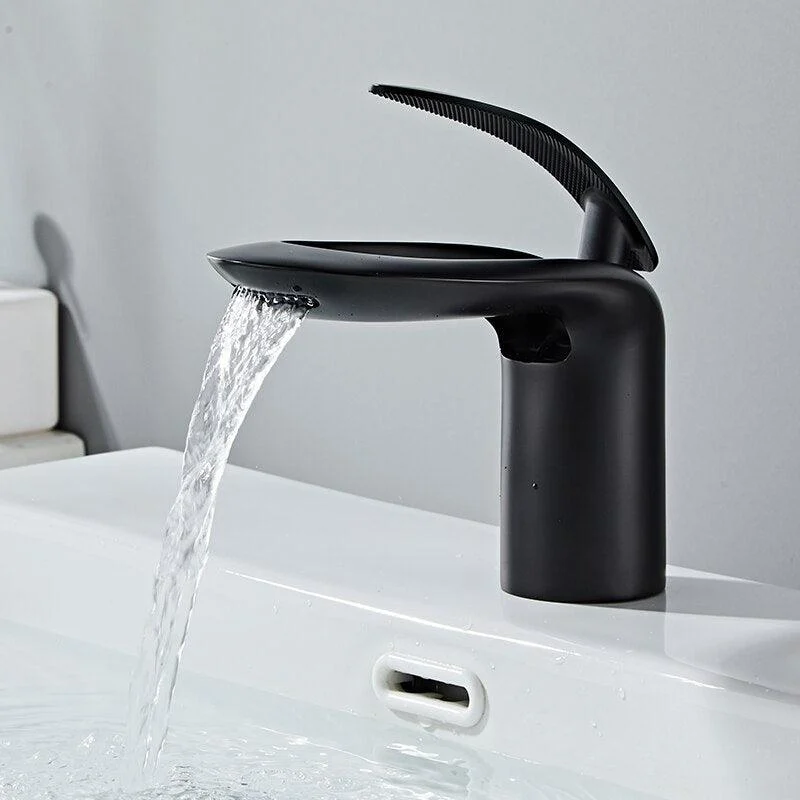 Bathroom Basin Taps Single Handle Tap Solid Brass Basin Mixer Tap -Bathlova