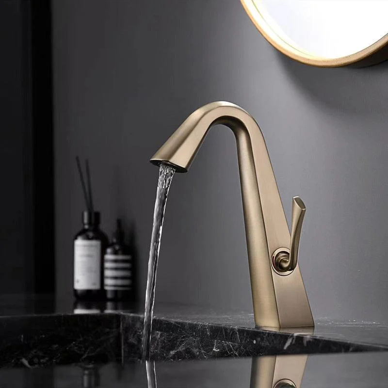 Bathroom Brass Tap Cabinet Tap Cold And Hot Washbasin Tap -Bathlova