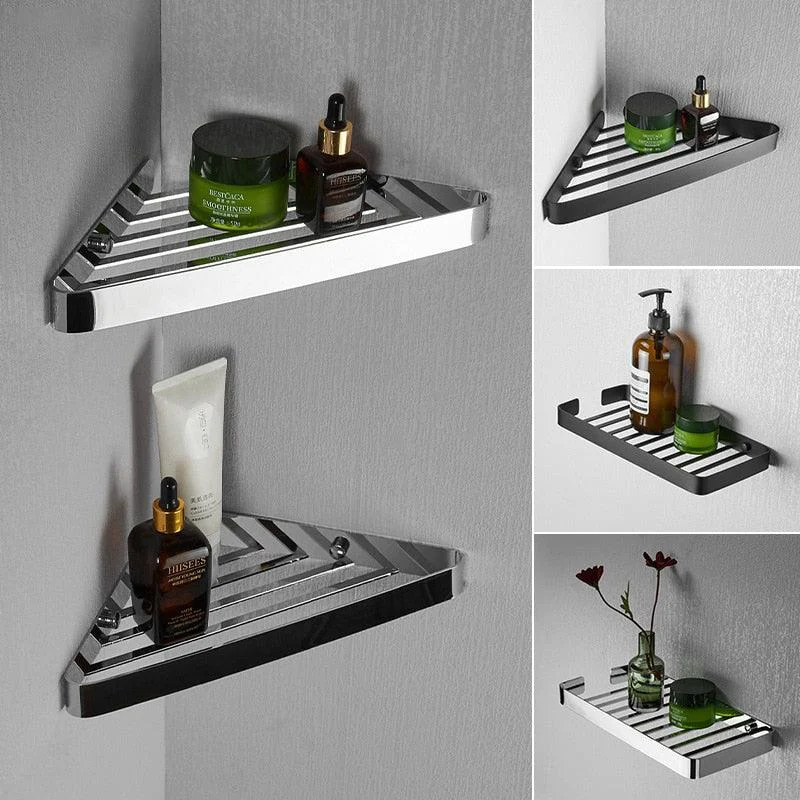 Bathroom Corner Shelves Organizer Wall Shelf Shower Storage Shelf -Bathlova