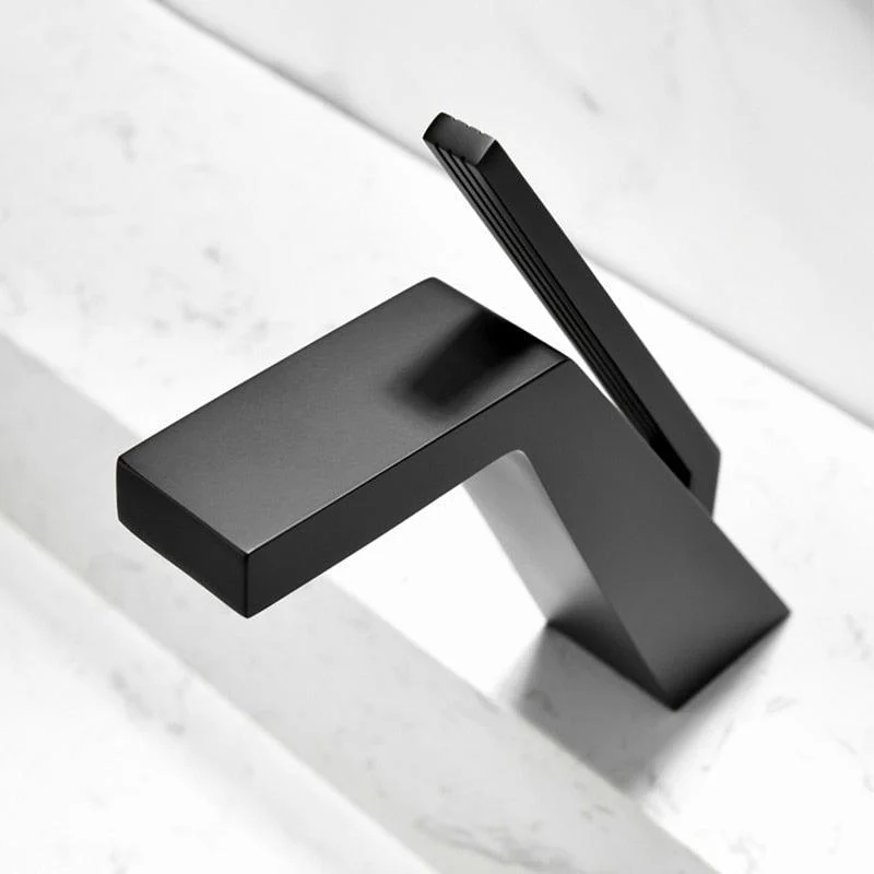 Bathroom Crane Tap Single Handle Deck Mounted Sink Tap -Bathlova