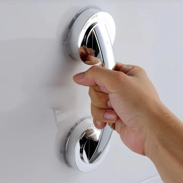 Bathroom Grab Bar Handle with Suction Cup -Bathlova