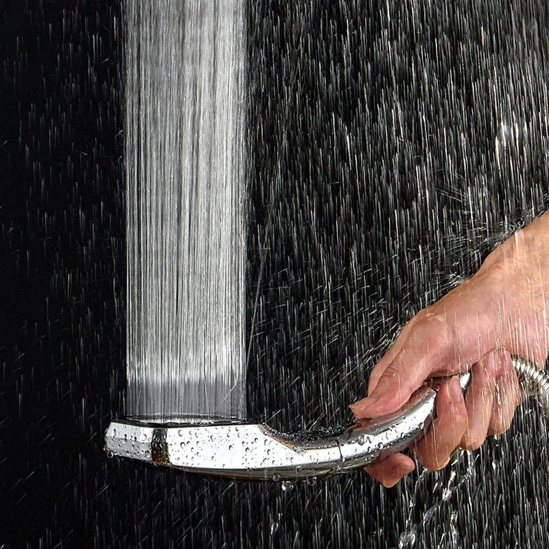 Bathroom Handheld Shower Head Raining Jet Brass Tube Shower Head -Bathlova