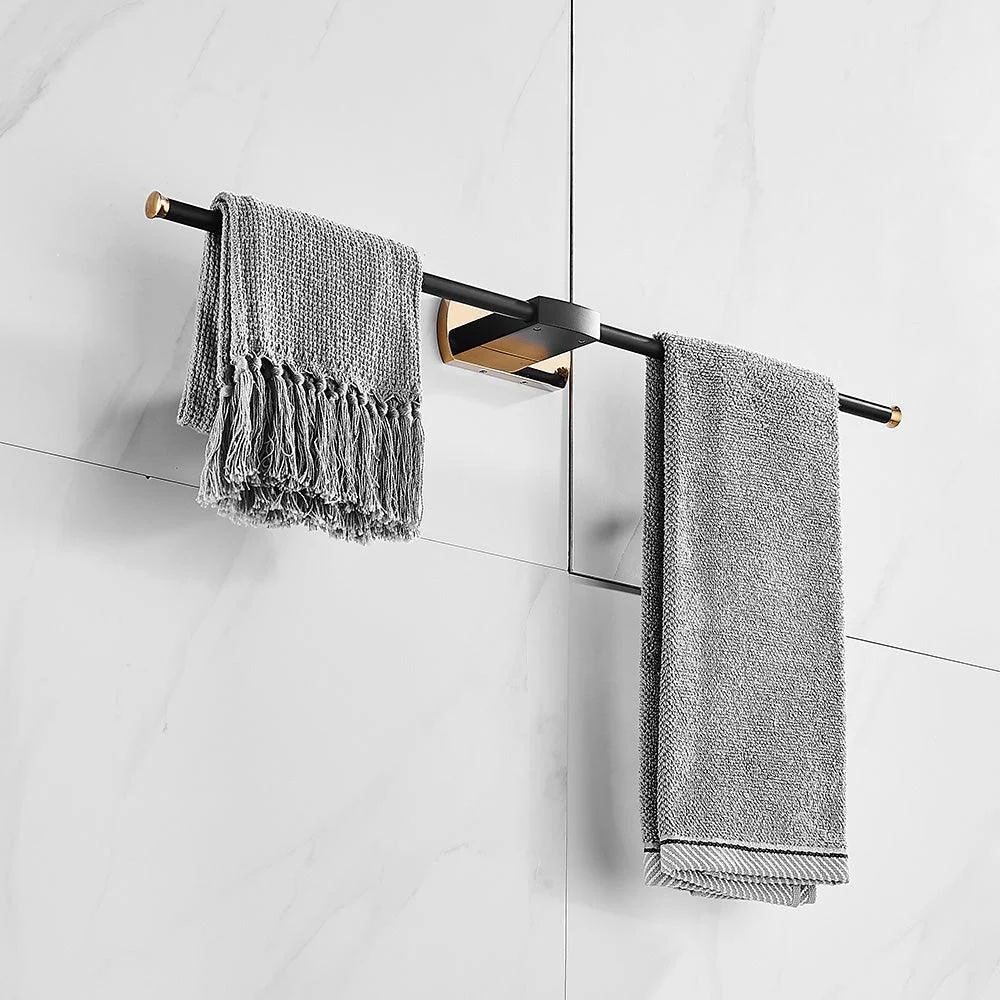 Bathroom Hardware Accessories Towel Rack Shelf Single Towel Bars -Bathlova